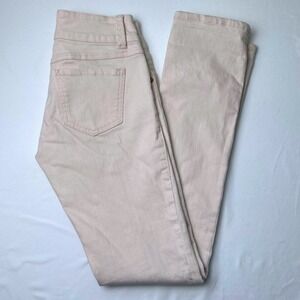 Cabi Women Low Rise Slim Denim Skinny Jeans Pink Size 0 Feminine Pastel  Y2K